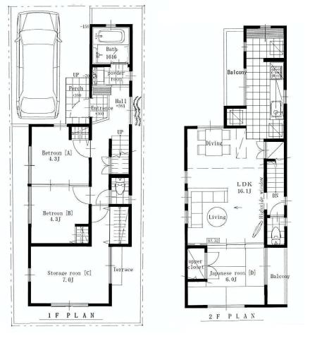 ☆閑静な住宅街
☆2路線2駅利用可
☆フラット35S対応
☆4LDK＋P