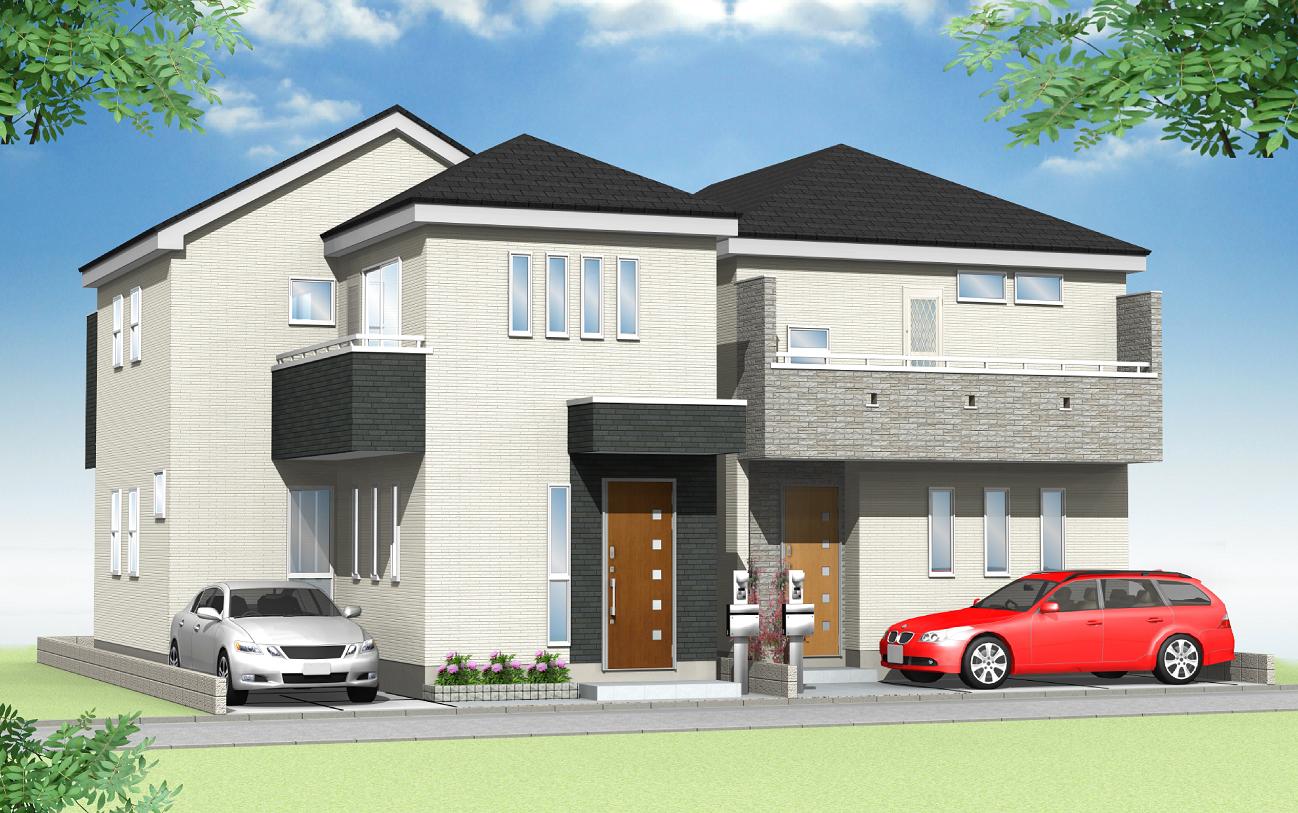 ★閑静な住宅街　
★住環境良好　
★全2棟　 
★4ＬＤＫ+P
★大型ＬＤＫ