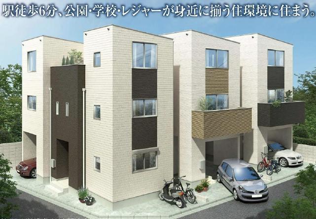 ◎キッチン人造大理石
◎対面式キッチン
◎２４時間換気
◎フラット３５S対応
◎全３棟の内残り１棟